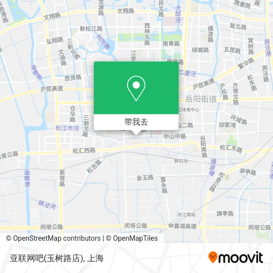 亚联网吧(玉树路店)地图