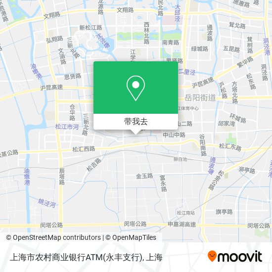 上海市农村商业银行ATM(永丰支行)地图