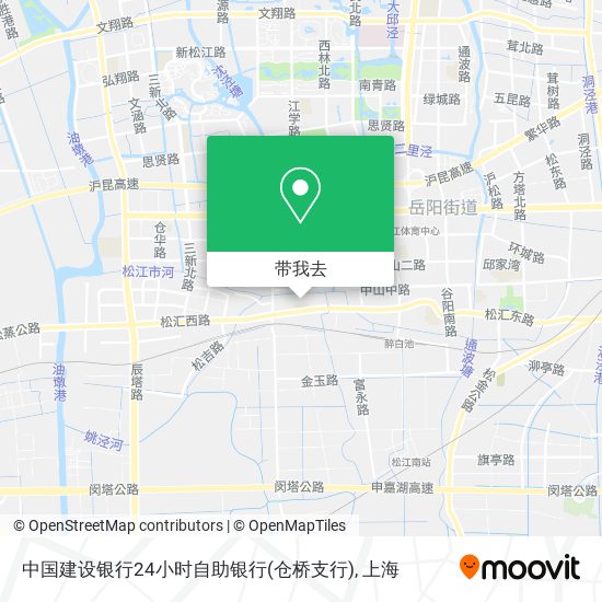 中国建设银行24小时自助银行(仓桥支行)地图