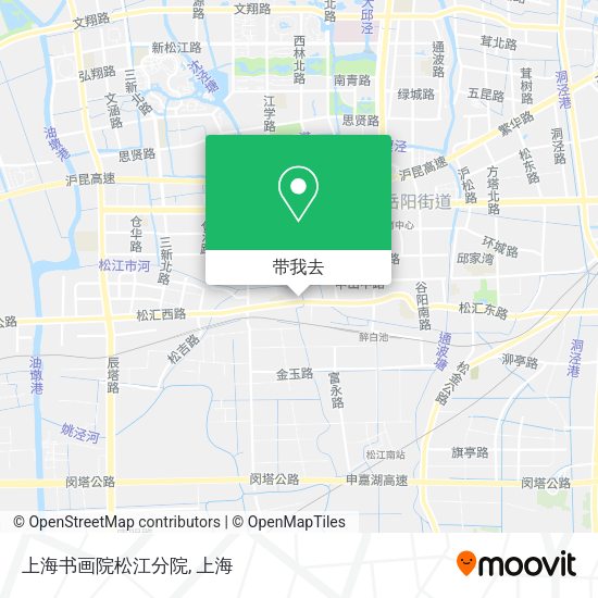 上海书画院松江分院地图