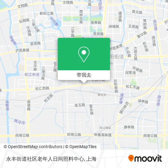 永丰街道社区老年人日间照料中心地图