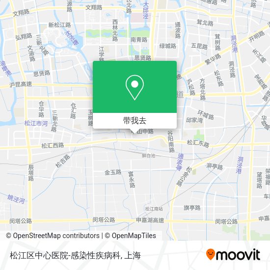 松江区中心医院-感染性疾病科地图