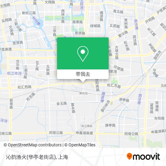 沁韵渔火(华亭老街店)地图