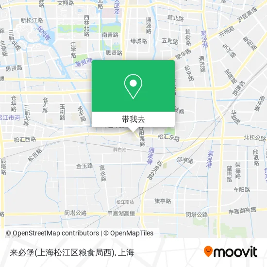 来必堡(上海松江区粮食局西)地图