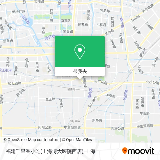 福建千里香小吃(上海博大医院西店)地图