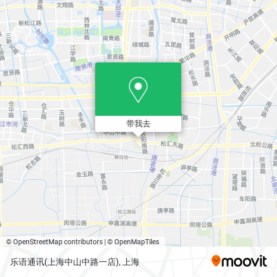 乐语通讯(上海中山中路一店)地图