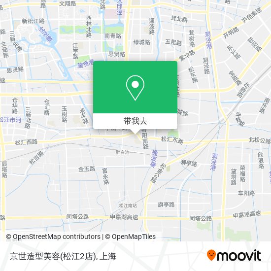 京世造型美容(松江2店)地图