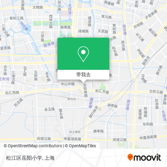 松江区岳阳小学地图