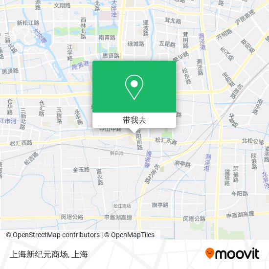 上海新纪元商场地图