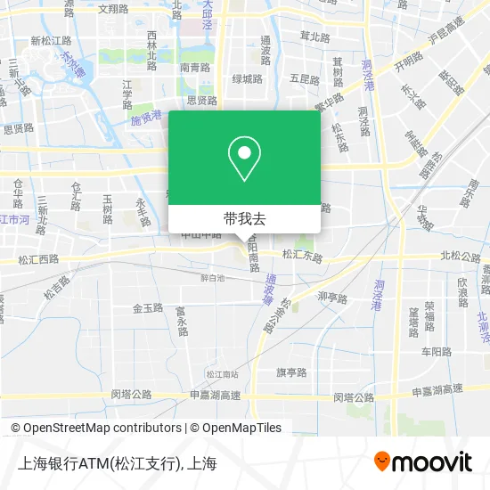 上海银行ATM(松江支行)地图
