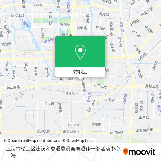 上海市松江区建设和交通委员会离退休干部活动中心地图