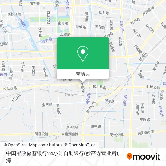 中国邮政储蓄银行24小时自助银行(妙严寺营业所)地图