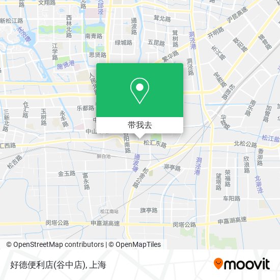 好德便利店(谷中店)地图