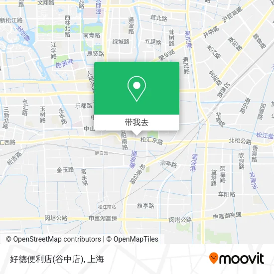 好德便利店(谷中店)地图