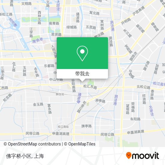 佛字桥小区地图