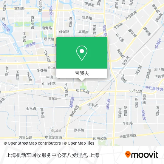 上海机动车回收服务中心第八受理点地图