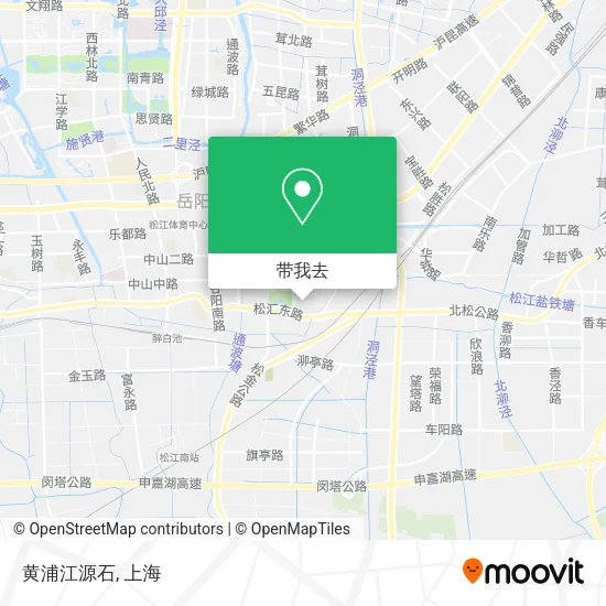 黄浦江源石地图