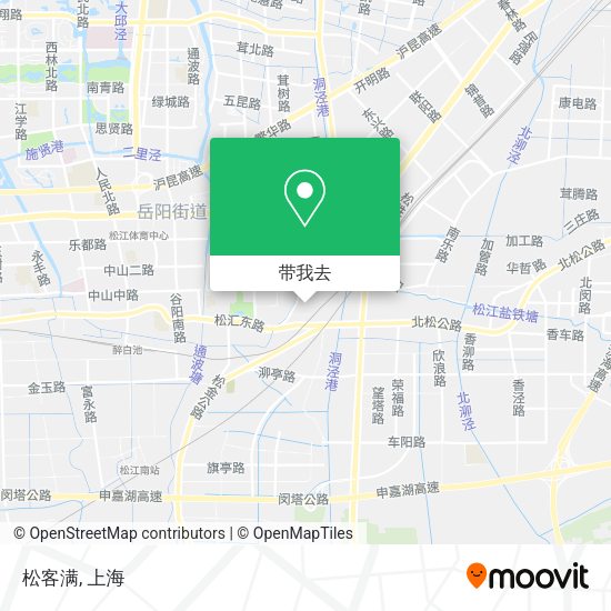松客满地图