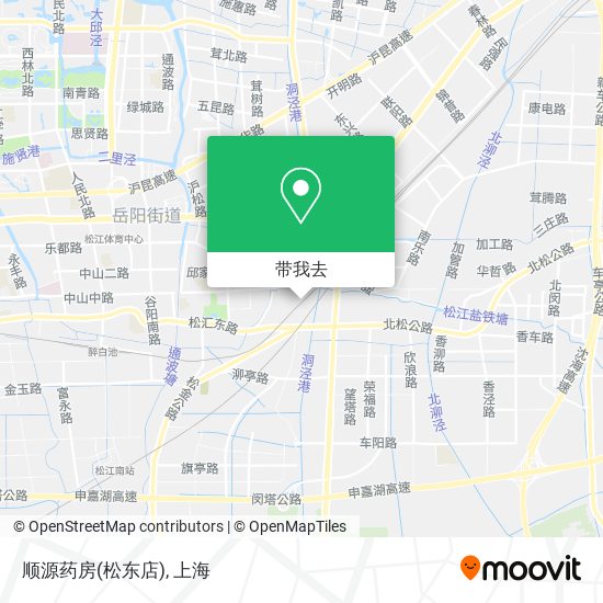 顺源药房(松东店)地图