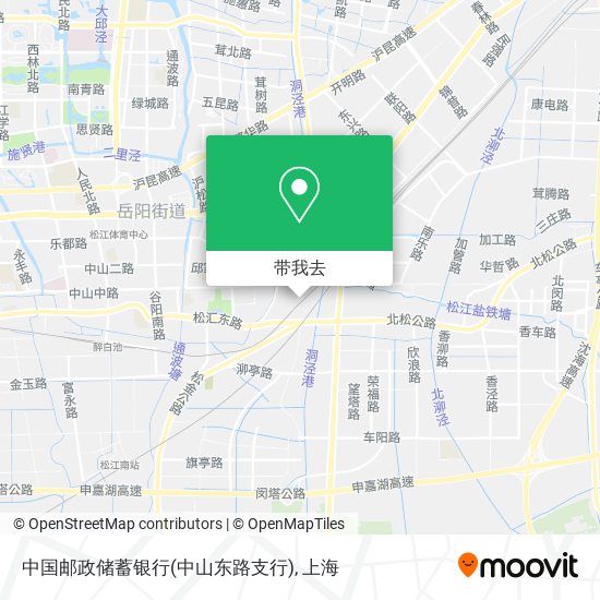 中国邮政储蓄银行(中山东路支行)地图