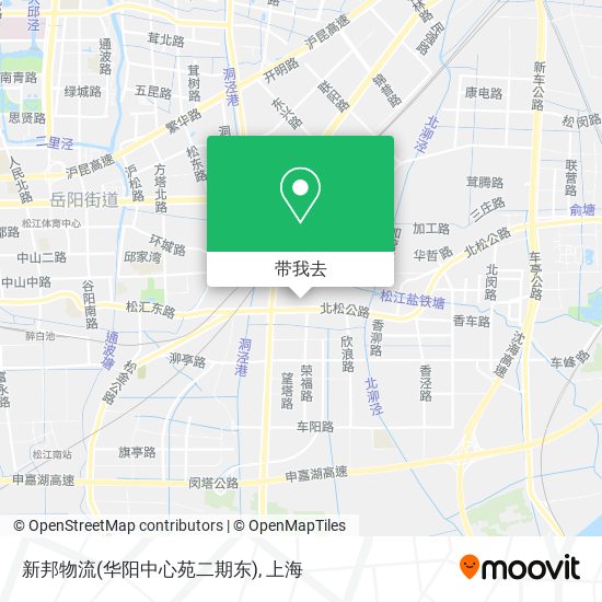 新邦物流(华阳中心苑二期东)地图