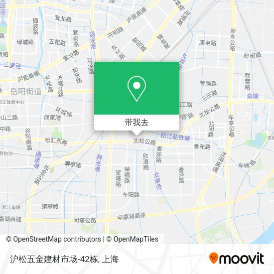 沪松五金建材市场-42栋地图
