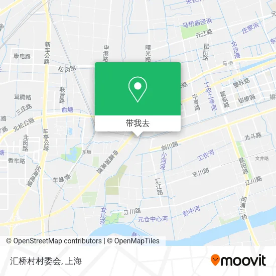 汇桥村村委会地图