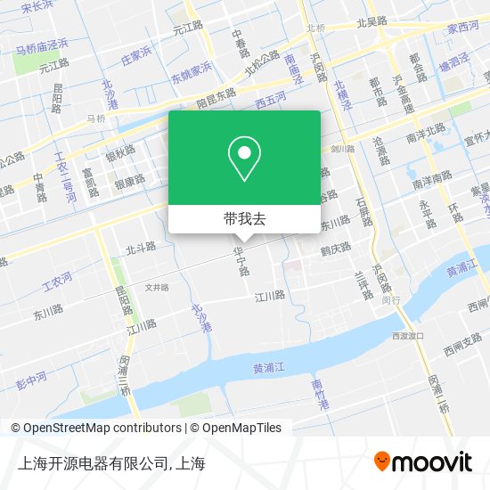 上海开源电器有限公司地图