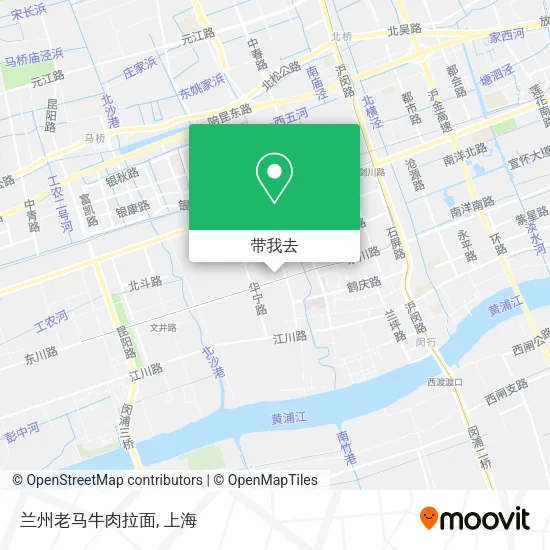 兰州老马牛肉拉面地图