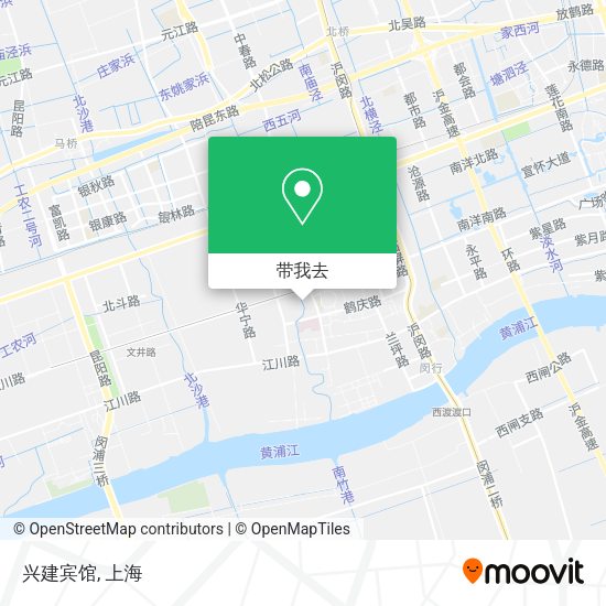 兴建宾馆地图