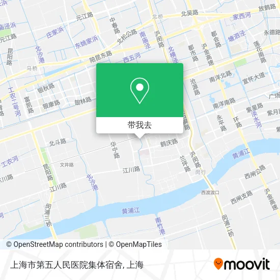 上海市第五人民医院集体宿舍地图