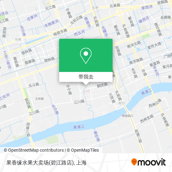 果香缘水果大卖场(碧江路店)地图