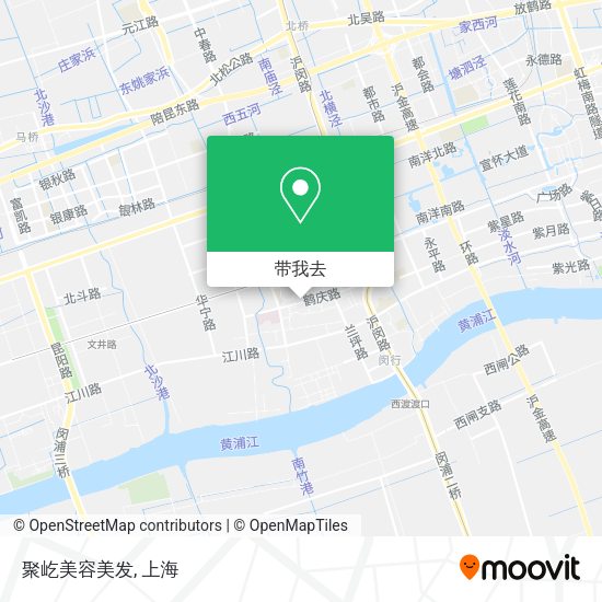 聚屹美容美发地图