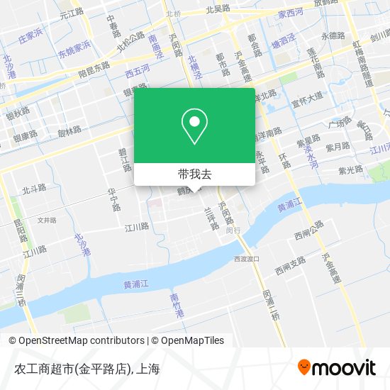 农工商超市(金平路店)地图
