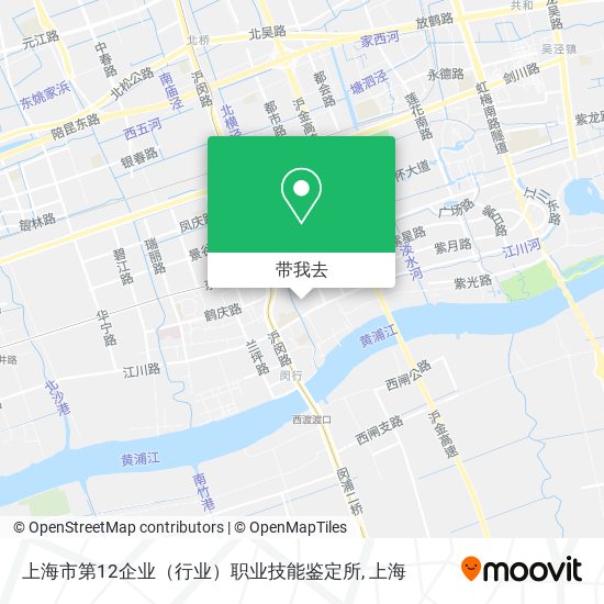 上海市第12企业（行业）职业技能鉴定所地图