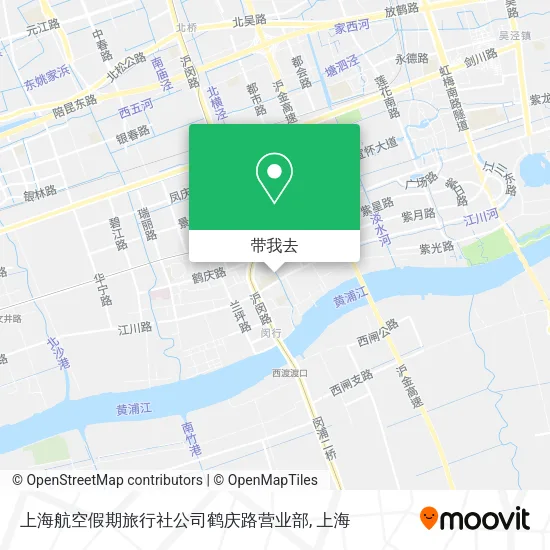 上海航空假期旅行社公司鹤庆路营业部地图