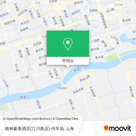 格林豪泰酒店(江川路店)-停车场地图