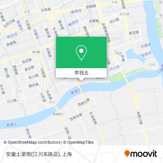安徽土菜馆(江川东路店)地图