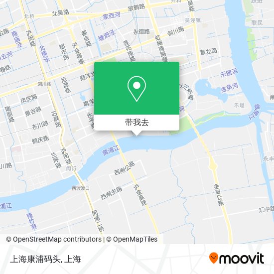 上海康浦码头地图