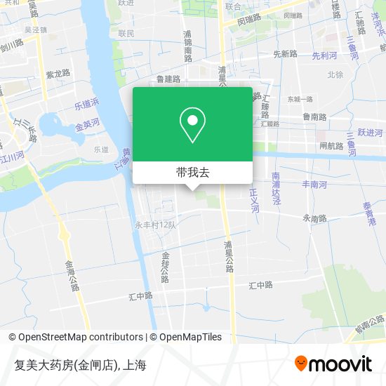 复美大药房(金闸店)地图