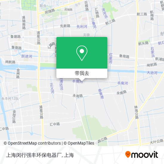 上海闵行强丰环保电器厂地图