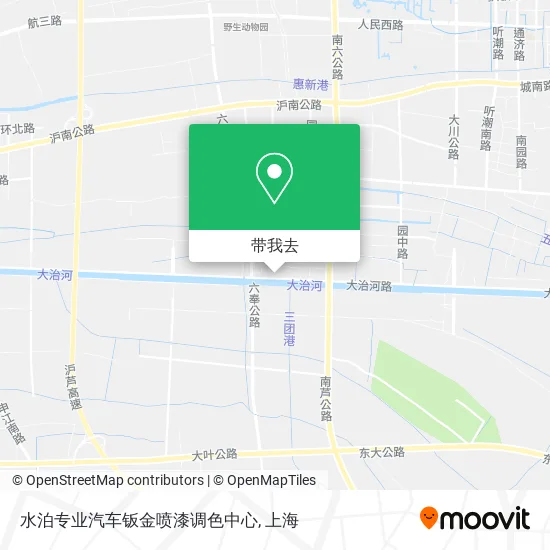 水泊专业汽车钣金喷漆调色中心地图