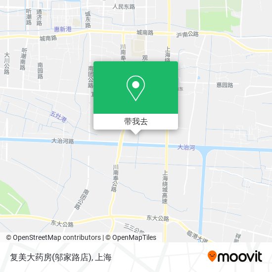 复美大药房(邬家路店)地图