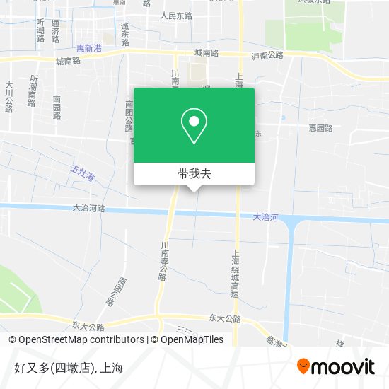 好又多(四墩店)地图