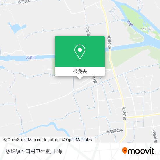 练塘镇长田村卫生室地图