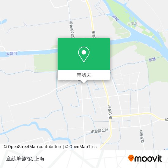 章练塘旅馆地图