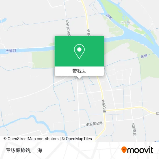 章练塘旅馆地图