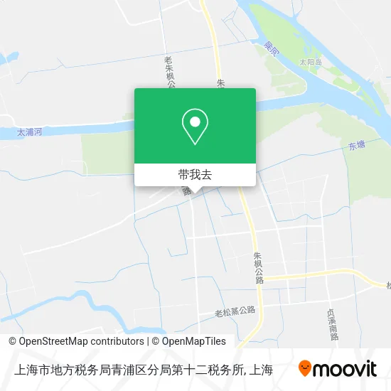 上海市地方税务局青浦区分局第十二税务所地图