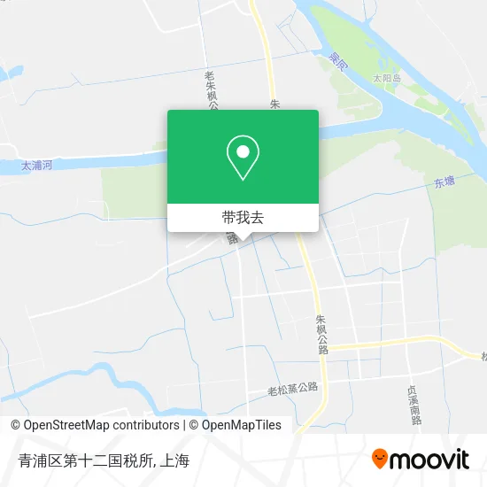 青浦区第十二国税所地图