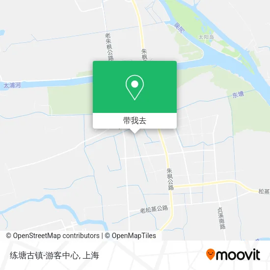 练塘古镇-游客中心地图